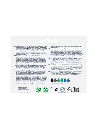 FABER-CASTELL | Goaf Marqueur Créatif 1.5 Set 6 pièces Haven | 